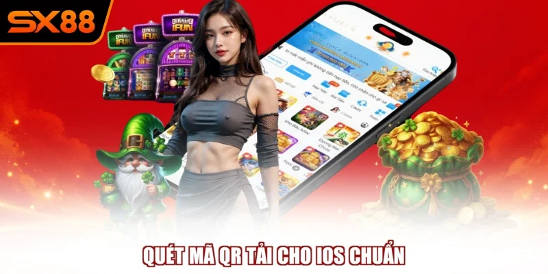 Quét mã QR tải cho iOS chuẩn