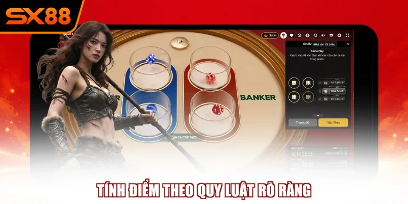 Tính điểm theo quy luật rõ ràng